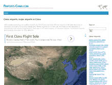 Tablet Screenshot of airports-china.com